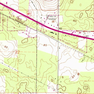 United States Geological Survey High Springs, FL (1962, 24000-Scale) digital map