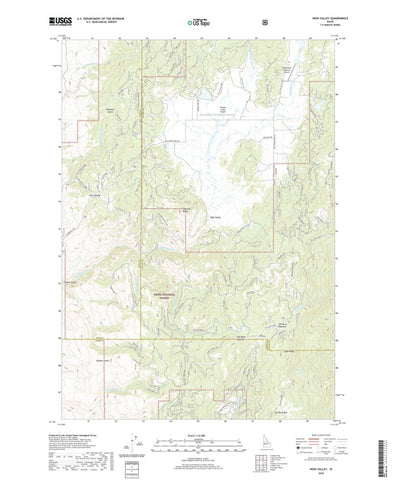 United States Geological Survey High Valley, ID (2020, 24000-Scale) digital map