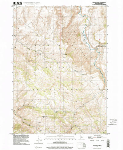 United States Geological Survey Higham Peak, ID (1998, 24000-Scale) digital map