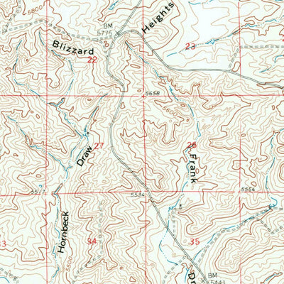 United States Geological Survey Highland Flats, WY (1959, 62500-Scale) digital map