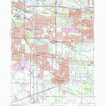 United States Geological Survey Highland, IN (1968, 24000-Scale) digital map