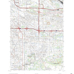 United States Geological Survey Highland, IN (2022, 24000-Scale) digital map