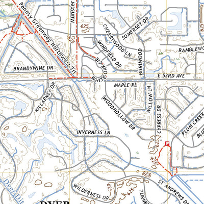 United States Geological Survey Highland, IN (2022, 24000-Scale) digital map