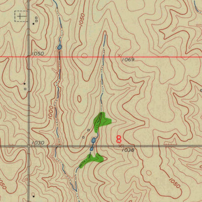 United States Geological Survey Highland, KS (1959, 24000-Scale) digital map