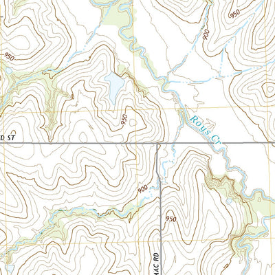 United States Geological Survey Highland NW, KS (2022, 24000-Scale) digital map