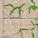 United States Geological Survey Highland NW, KS-NE (1961, 24000-Scale) digital map