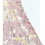 United States Geological Survey Highland Park, IL (1993, 24000-Scale) digital map