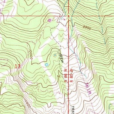 United States Geological Survey Highland Peak, CO (1960, 24000-Scale) digital map