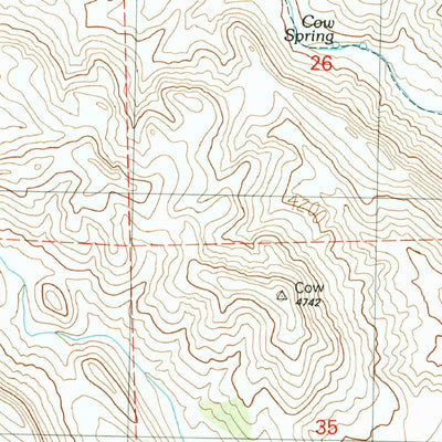 United States Geological Survey Highland Spring, NV (1989, 24000-Scale) digital map