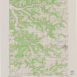United States Geological Survey Highland West, WI (1983, 24000-Scale) digital map