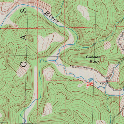 United States Geological Survey Highland West, WI (1983, 24000-Scale) digital map