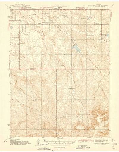United States Geological Survey Highlands Ranch, CO (1942, 31680-Scale) digital map
