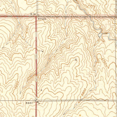 United States Geological Survey Highlands Ranch, CO (1942, 31680-Scale) digital map