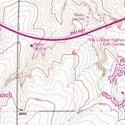 United States Geological Survey Highlands Ranch, CO (1965, 24000-Scale) digital map