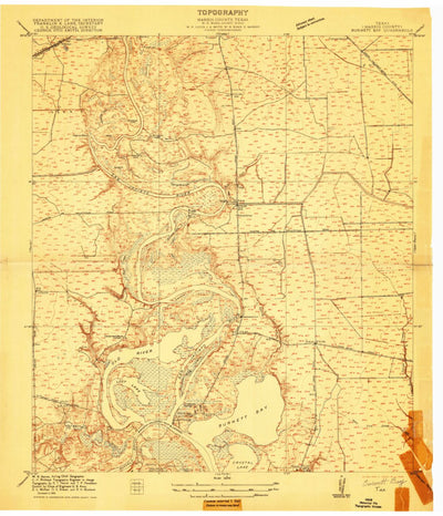 United States Geological Survey Highlands, TX (1916, 24000-Scale) digital map