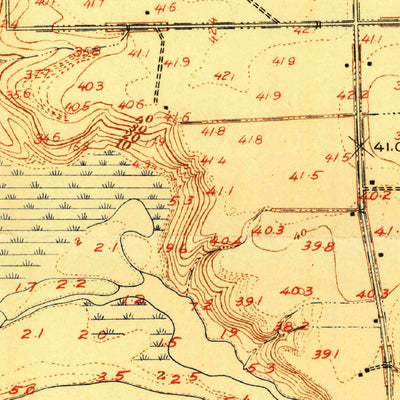 United States Geological Survey Highlands, TX (1916, 24000-Scale) digital map