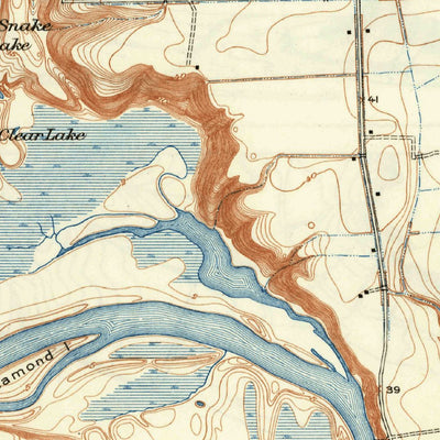 United States Geological Survey Highlands, TX (1920, 31680-Scale) digital map
