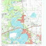 United States Geological Survey Highlands, TX (1982, 24000-Scale) digital map