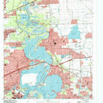 United States Geological Survey Highlands, TX (1995, 24000-Scale) digital map