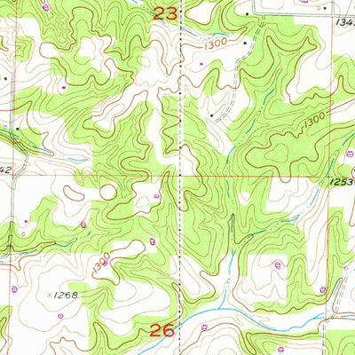 United States Geological Survey Highlandville, MO (1955, 24000-Scale) digital map