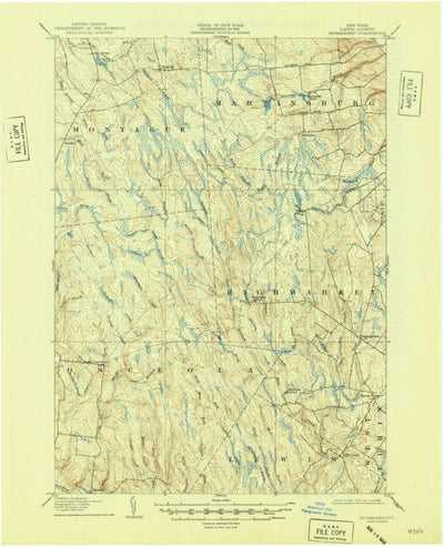 United States Geological Survey Highmarket, NY (1906, 62500-Scale) digital map