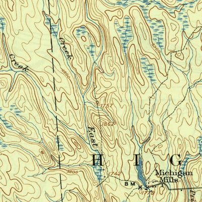 United States Geological Survey Highmarket, NY (1906, 62500-Scale) digital map