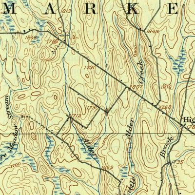 United States Geological Survey Highmarket, NY (1906, 62500-Scale) digital map