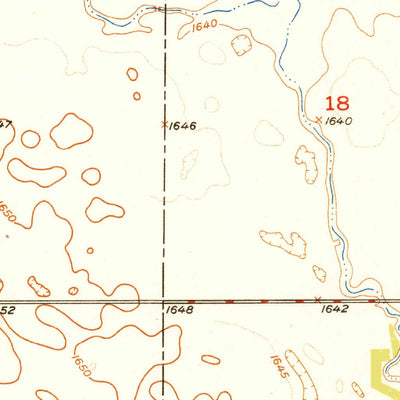 United States Geological Survey Highmore NE, SD (1950, 24000-Scale) digital map