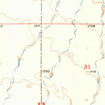 United States Geological Survey Highmore SE, SD (1950, 24000-Scale) digital map