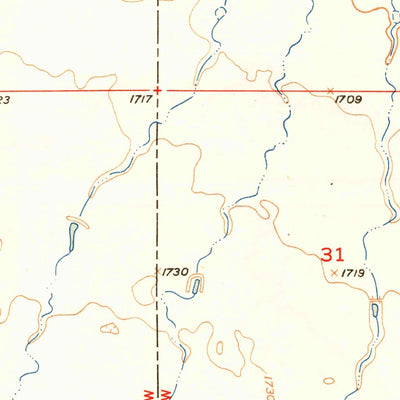 United States Geological Survey Highmore SE, SD (1950, 24000-Scale) digital map