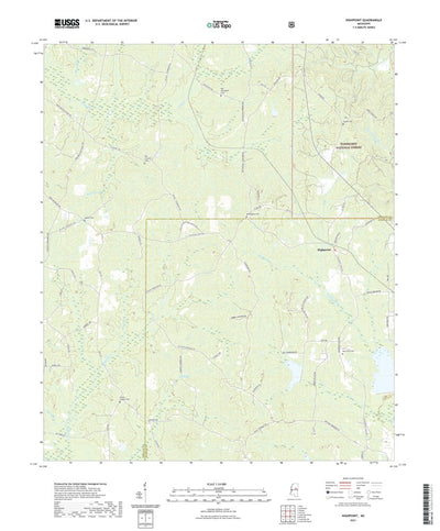 United States Geological Survey Highpoint, MS (2021, 24000-Scale) digital map