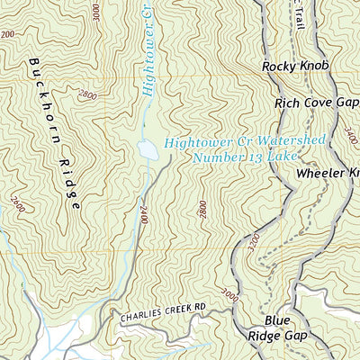 United States Geological Survey Hightower Bald, GA (2020, 24000-Scale) digital map