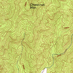 United States Geological Survey Hightower Bald, GA-NC (1946, 24000-Scale) digital map