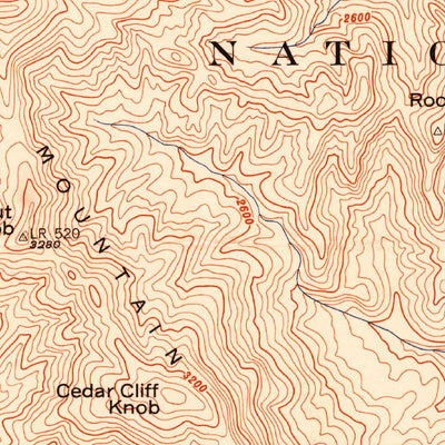 United States Geological Survey Hightower Bald, GA-NC (1947, 24000-Scale) digital map