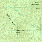 United States Geological Survey Hightower Bald, GA-NC (1988, 24000-Scale) digital map