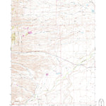 United States Geological Survey Hightower SW, WY (1953, 24000-Scale) digital map
