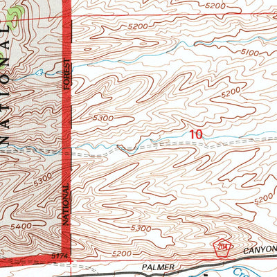 United States Geological Survey Hightower SW, WY (1992, 24000-Scale) digital map