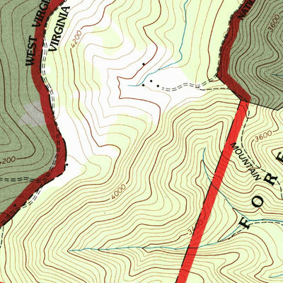 United States Geological Survey Hightown, VA-WV (1995, 24000-Scale) digital map