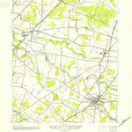 United States Geological Survey Hightstown, NJ (1942, 24000-Scale) digital map