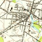 United States Geological Survey Hightstown, NJ (1942, 24000-Scale) digital map