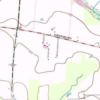 United States Geological Survey Hightstown, NJ (1954, 24000-Scale) digital map