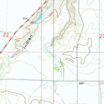 United States Geological Survey Highwood, MT (1982, 24000-Scale) digital map
