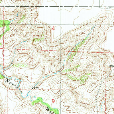 United States Geological Survey Highwood, MT (1982, 24000-Scale) digital map