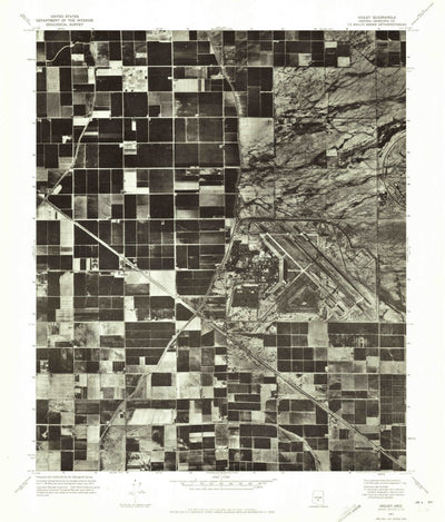 United States Geological Survey Higley, AZ (1971, 24000-Scale) digital map