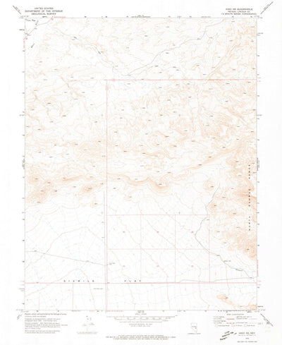 United States Geological Survey Hiko NE, NV (1970, 24000-Scale) digital map