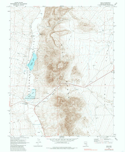 United States Geological Survey Hiko, NV (1970, 24000-Scale) digital map