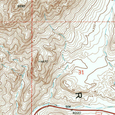 United States Geological Survey Hiko, NV (1970, 24000-Scale) digital map