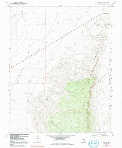 United States Geological Survey Hiko SE, NV (1970, 24000-Scale) digital map