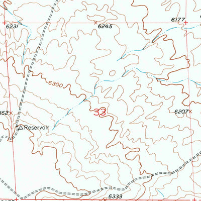 United States Geological Survey Hiland, WY (1952, 24000-Scale) digital map