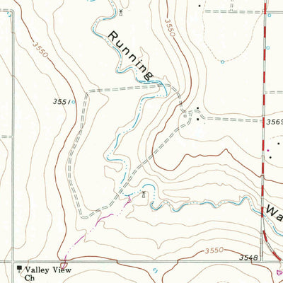 United States Geological Survey Hilburn, TX (1965, 24000-Scale) digital map
